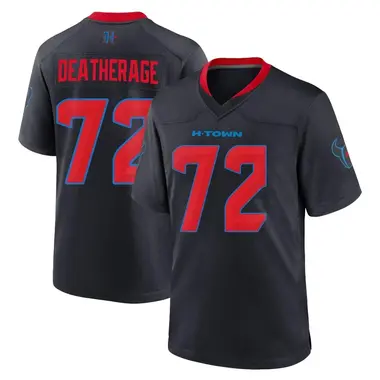 Men's Nike Houston Texans Dylan Deatherage 2nd Alternate Jersey - Navy Game