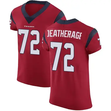 Men's Nike Houston Texans Dylan Deatherage Alternate Vapor Untouchable Jersey - Red Elite