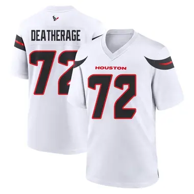 Men's Nike Houston Texans Dylan Deatherage Jersey - White Game