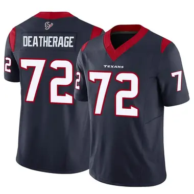 Men's Nike Houston Texans Dylan Deatherage Vapor F.U.S.E. Jersey - Navy Limited