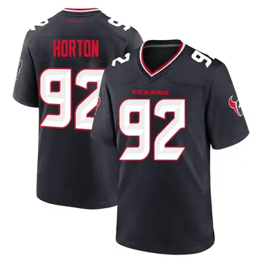 Men's Nike Houston Texans Dylan Horton Team Jersey - Navy Game