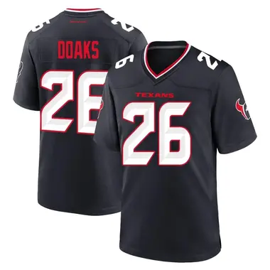 Men's Nike Houston Texans Gerrid Doaks Team Jersey - Navy Game