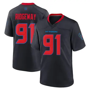 Men's Nike Houston Texans Hassan Ridgeway 2nd Alternate Jersey - Navy Game