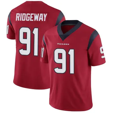 Men's Nike Houston Texans Hassan Ridgeway Alternate Vapor Untouchable Jersey - Red Limited