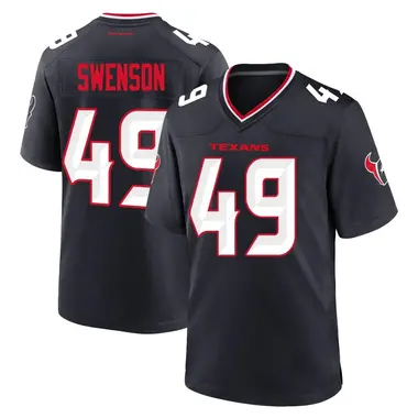 Men's Nike Houston Texans Ian Swenson Team Jersey - Navy Game