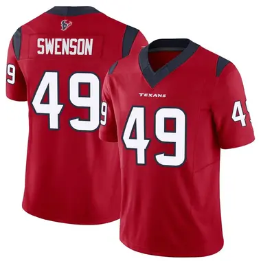 Men's Nike Houston Texans Ian Swenson Vapor F.U.S.E. Jersey - Red Limited