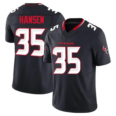 Men's Nike Houston Texans Jake Hansen Alternate Vapor F.U.S.E. Jersey - Navy Limited