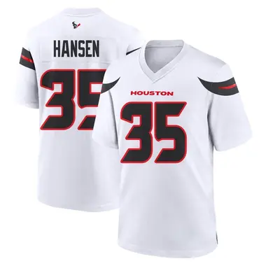 Men's Nike Houston Texans Jake Hansen Jersey - White Game