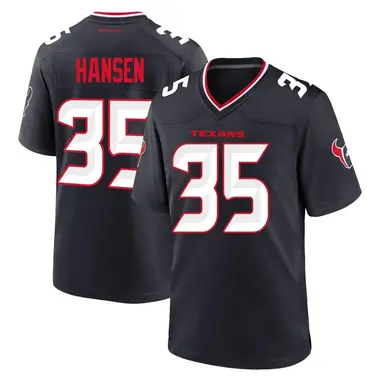 Men's Nike Houston Texans Jake Hansen Team Jersey - Navy Game