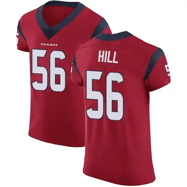 Men's Nike Houston Texans Jamal Hill Alternate Vapor Untouchable Jersey - Red Elite