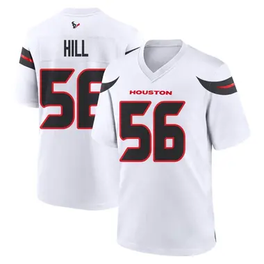 Men's Nike Houston Texans Jamal Hill Jersey - White Game