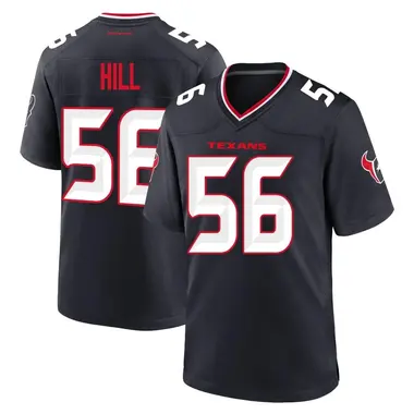 Men's Nike Houston Texans Jamal Hill Team Jersey - Navy Game