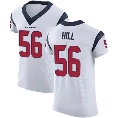 Men's Nike Houston Texans Jamal Hill Vapor Untouchable Jersey - White Elite