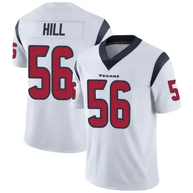 Men's Nike Houston Texans Jamal Hill Vapor Untouchable Jersey - White Limited