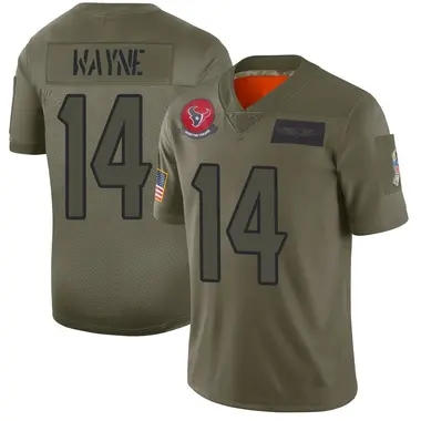 Men's Nike Houston Texans Jared Wayne 2019 Salute to Service Jersey - Camo Limited