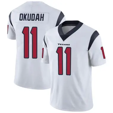 Men's Nike Houston Texans Jeff Okudah Vapor Untouchable Jersey - White Limited