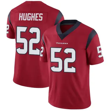 Men's Nike Houston Texans Jerry Hughes Alternate Vapor Untouchable Jersey - Red Limited