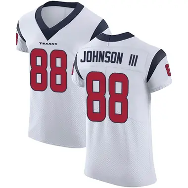 Men's Nike Houston Texans Johnny Johnson III Vapor Untouchable Jersey - White Elite