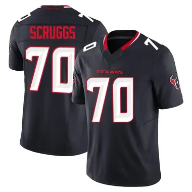 Men's Nike Houston Texans Juice Scruggs Alternate Vapor F.U.S.E. Jersey - Navy Limited