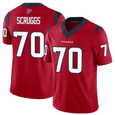 Men's Nike Houston Texans Juice Scruggs Vapor F.U.S.E. Jersey - Red Limited