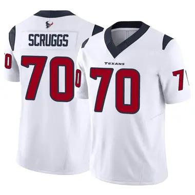 Men's Nike Houston Texans Juice Scruggs Vapor F.U.S.E. Jersey - White Limited