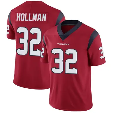 Men's Nike Houston Texans Ka'dar Hollman Alternate Vapor Untouchable Jersey - Red Limited