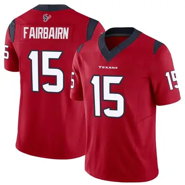 Men's Nike Houston Texans Ka'imi Fairbairn Vapor F.U.S.E. Jersey - Red Limited