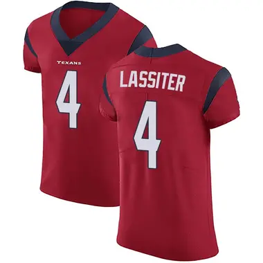 Men's Nike Houston Texans Kamari Lassiter Alternate Vapor Untouchable Jersey - Red Elite