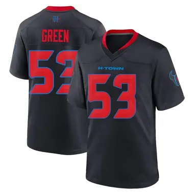 Men's Nike Houston Texans Kendrick Green 2nd Alternate Jersey - Navy Game