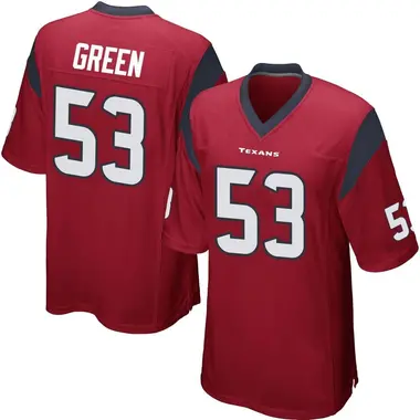 Men's Nike Houston Texans Kendrick Green Alternate Jersey - Red Game