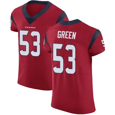 Men's Nike Houston Texans Kendrick Green Alternate Vapor Untouchable Jersey - Red Elite