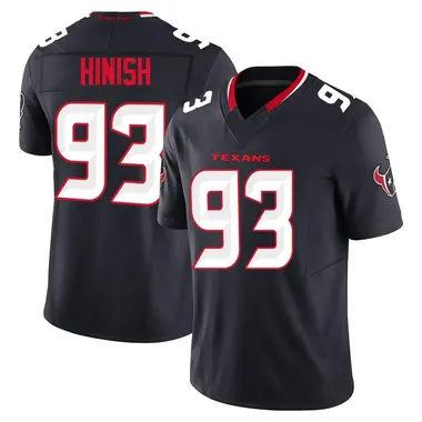 Men's Nike Houston Texans Kurt Hinish Alternate Vapor F.U.S.E. Jersey - Navy Limited