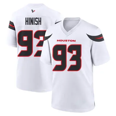 Men's Nike Houston Texans Kurt Hinish Jersey - White Game