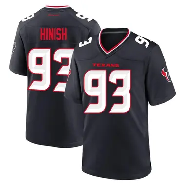 Men's Nike Houston Texans Kurt Hinish Team Jersey - Navy Game