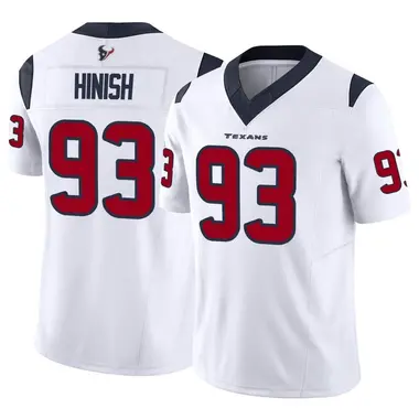 Men's Nike Houston Texans Kurt Hinish Vapor F.U.S.E. Jersey - White Limited