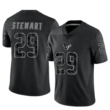 Men's Nike Houston Texans M.J. Stewart Reflective Jersey - Black Limited