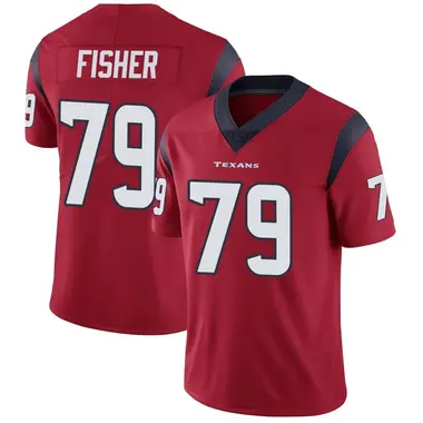 Men's Nike Houston Texans Malik Fisher Alternate Vapor Untouchable Jersey - Red Limited