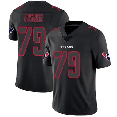 Men's Nike Houston Texans Malik Fisher Jersey - Black Impact Limited