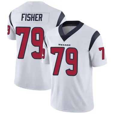 Men's Nike Houston Texans Malik Fisher Vapor Untouchable Jersey - White Limited