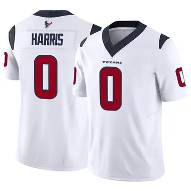 Men's Nike Houston Texans Marcell Harris Vapor F.U.S.E. Jersey - White Limited