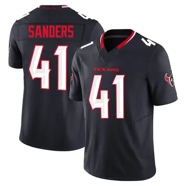 Men's Nike Houston Texans Myjai Sanders Alternate Vapor F.U.S.E. Jersey - Navy Limited