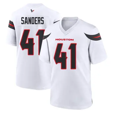 Men's Nike Houston Texans Myjai Sanders Jersey - White Game