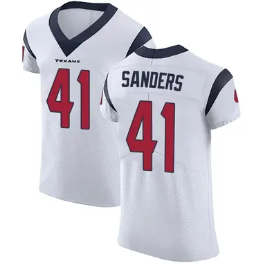 Men's Nike Houston Texans Myjai Sanders Vapor Untouchable Jersey - White Elite