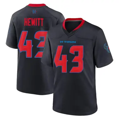 Men's Nike Houston Texans Neville Hewitt 2nd Alternate Jersey - Navy Game