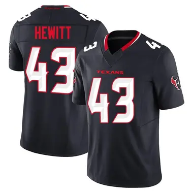 Men's Nike Houston Texans Neville Hewitt Alternate Vapor F.U.S.E. Jersey - Navy Limited