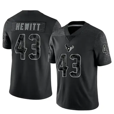 Men's Nike Houston Texans Neville Hewitt Reflective Jersey - Black Limited