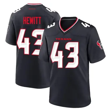 Men's Nike Houston Texans Neville Hewitt Team Jersey - Navy Game