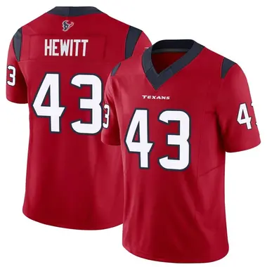 Men's Nike Houston Texans Neville Hewitt Vapor F.U.S.E. Jersey - Red Limited