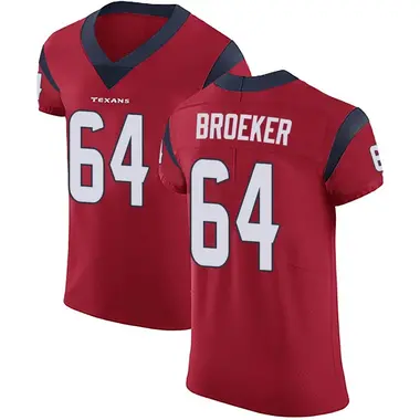 Men's Nike Houston Texans Nick Broeker Alternate Vapor Untouchable Jersey - Red Elite