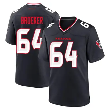 Men's Nike Houston Texans Nick Broeker Team Jersey - Navy Game